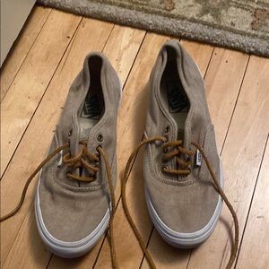 Vans Men's/Woman’s Tan Canvas Sneakers